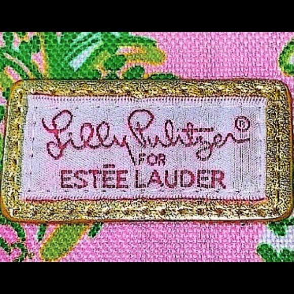 🆕🔥LILLY PULITZER/ESTEE LAUDER COSMETIC BAG CANVAS MATERIAL GORG&STYLISH NWOT - Picture 4 of 14